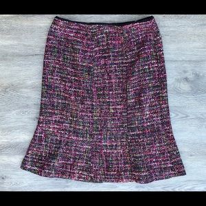 Talbots Multi-Color Tweed Skirt